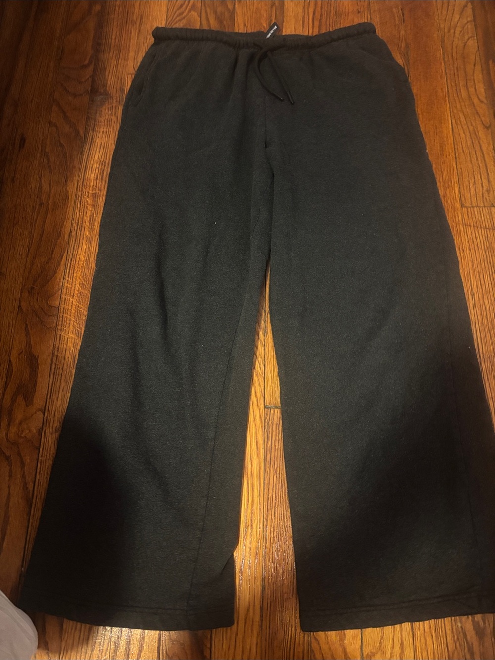 women’s Black Fleece Sweatpants - Cozy Pull-On Bottoms